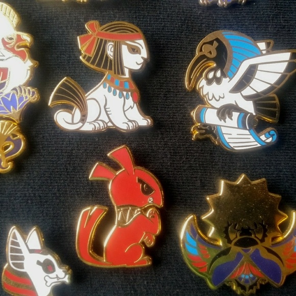 Egyptian Mythology Enamel Pins - Picture 3 of 5